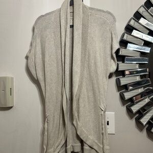 Short Sleeve Versatile Oatmeal Cardigan